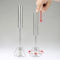 Hand Egg Beaters Stainless Steel /Semi Automatic Rotary Beater. 