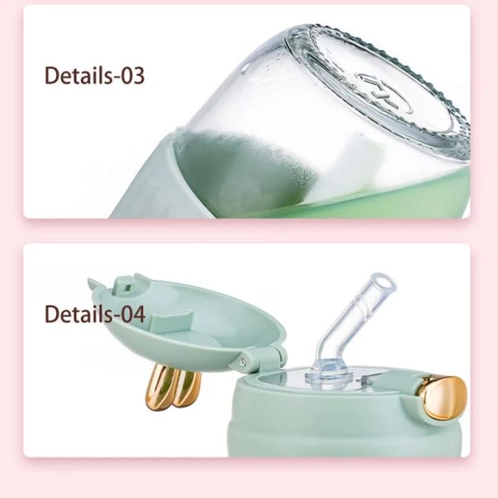 Lovely%20Cartoon%20Rabbit%20Water%20Bottle%20%E2%80%93%20350ml%20Portable%20Glass%20Cup%20with%20Straw,%20Strap%20&%20Cover%20for%20Kids%20&%20Girls%20-%20Image%203