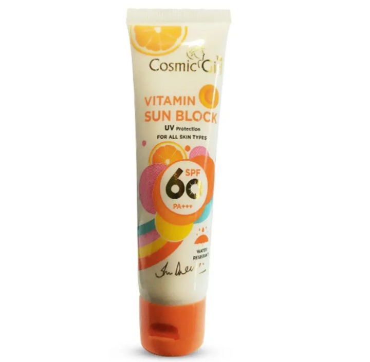 Cosmic Girl Vitamin C UV Protection 60 SPF Sun Block-60 ml Excellent Quality Sun Block