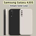 Original For Samsung Galaxy A30S Silicone Full Cover Case Dirt resistant Phone Case Cover. 