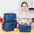 Large Capacity Camping Thermal Cooler Bag WIth Shoulder Strap Waterproof Oxford Cloth Picnic Insulated Lunch Box Picnic Basket. 