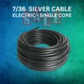 Premium Silver Wire Cable - Single Core (7/29, 7/36, 7/44, 7/52, 7/64, 7/72) - High Conductivity, Durable, and Versatile Electric Wiring Solution. 