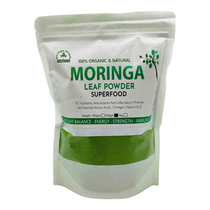 Moringa Powder Moringa Oleifera Leaf Powder Organic Premium Quality 500g - Weight Loose, Multivitamin ,  Full of Health Benefits