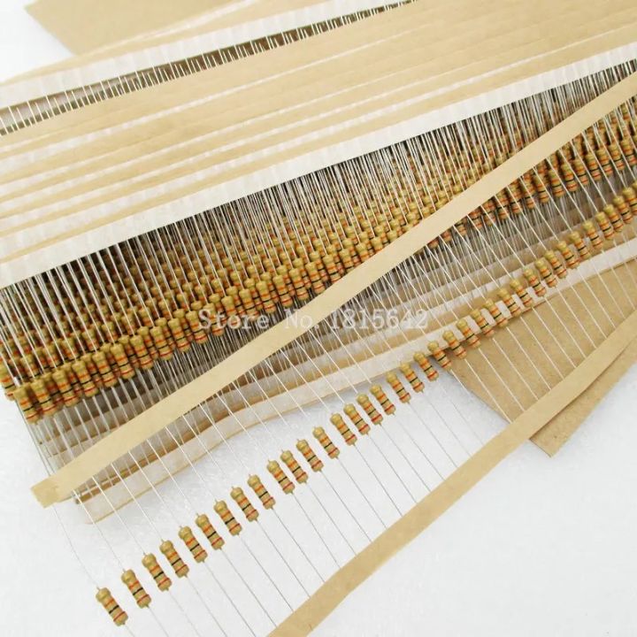 50PCS 1/2W 0.5W Carbon Film Resistors 5% Error 120K ohm 120k Ohm 120KR Color Ring Resistance