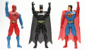 spiderman, superman and batman  with LED light Toy for kids ( 1 piece, set of two and set of three piece) are available. 