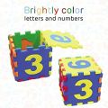 ABC & 123 - Kids Block Mat Alphabets - Abc Toy Block Mat Alphabets And Numbers Early Learning - Puzzle Mat For Kids Abc - 36 Pieces 6 x 6 Cm/piece. 