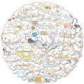 With My Me phone case for girls on laptop omi Mynamoro 50 pieces cute stickers Cinll Kur Melody stickers for Sanriolody anime stickers for kids KEEMEEUYZO. 