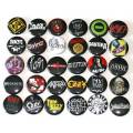 ROCK BAND BADGES. 