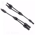 MC4 1Pair x MCY201 Connector Y Branch mcy201 Terminals 2 Male 1 Female and 2 Female 1 Male Solar Panel Cable Branch Connector for solar Pv solar system. 