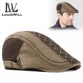 LouisWill Men Berets Hats Cotton Berets Caps Summer Berets Outdoor Sunscreen Peaked Caps Fashion Short Eaves Golf Flat Caps Casual Hats Berets for Men. 