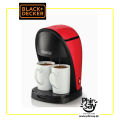 Black+Decker Coffee Machine, Twin Serve Coffee Maker, 450W, FREE 2 Ceramic Cups Included, DCM48-B5. 