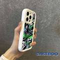 For OPPO A57 A38 A17 A18 A9 A76 A16 A7 A58 A78 A5 A16K A31 A1k A74 A15 A5s A52 A98 A17K A12 A77 A53 A95 A55 A16s A96 A54 Reno 8T 10 5F 6 Green Black Devil English Letter COOL Case. 