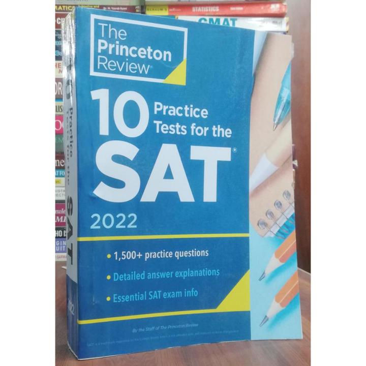 10 Practice Tests for the SAT, 2022 : Extra Prep to Help Achieve an Excellent Score Paperback College Test Preparation English By (author)  Princeton Review