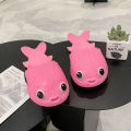 Puffer fish slippers women's home fashion 2021 Korean version parent-child versatile fish-shaped slippers indoor and outdoor soft-soled sandals. 