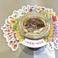 60 Pcs Anti-drip Paper Tray For Ice Cream Cone Flower Shape Paper Drip Proof Ice Cream Holder Card. 