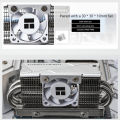 Thermalright Hr-10 2280 Pro Solid State Drive 4 Aghp Heatpipes Heat Sink Radiator M.2 Ssd Cooler 3010 4pin Pwm Fan For -E5.0. 