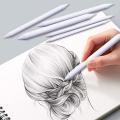Set of 06 Charcoal Blender Blending Stump Pastels & Tortillion For Sketch Drawing. 