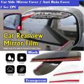 2 Pcs Smoked Black Mirror Rain Visor Smoke Guard, Rear View Side Mirror Rain Eyebrow, Rear View Mirror Visor Guard for Most Car. 