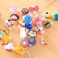 Cartoon USB Cable Protector I-P-h-0-ne/Android/Hands Free Charger Data Cable line savior. 