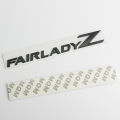 Metal Chrome Black Fairlady Z Letter Car Emblem Badge Decal For Nissan 370Z 350Z Z34 Z33 Accessories Decoration. 