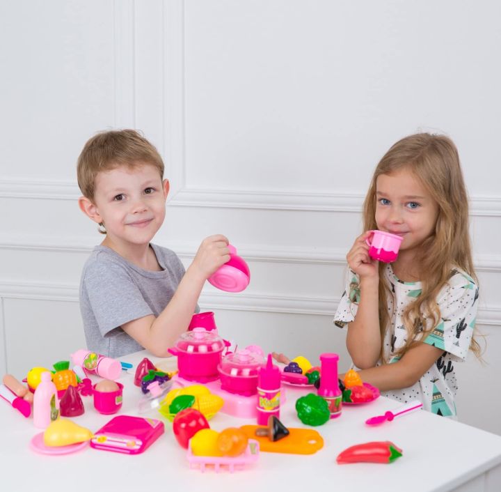 Kitchen%20Cooking%20Set%20Girls%20Boys%20Fruit%20Vegetable%20Tea%20Playset%20Toy%20for%20Kids%20Early%20Age%20Development%20Educational%20Pretend%20Play%20Food%20Assortment%20Set%20-%20Multicolor%20-%20Image%206