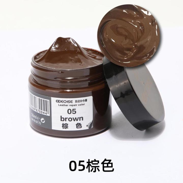 Fast shipping Eidechse Colored Leather Complementary Color Paste Leather Repair Kit For Sofa Car Seats Scratch Goob