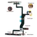 Power And Volume Flex For iPhone 6 6P 6s Plus Mute Button Silent Switch Flex Cable With Bracket Replacement. 