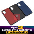 Oppo A52 Back Cover Leather Type Soft A52 Case For Boys. 