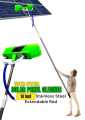 solar brush with water system stainless steel 14 ft extendable rod. 