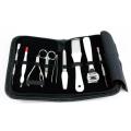 Manicure Set-10 Piece Stainless Steel Manicure Pedicure kit. 