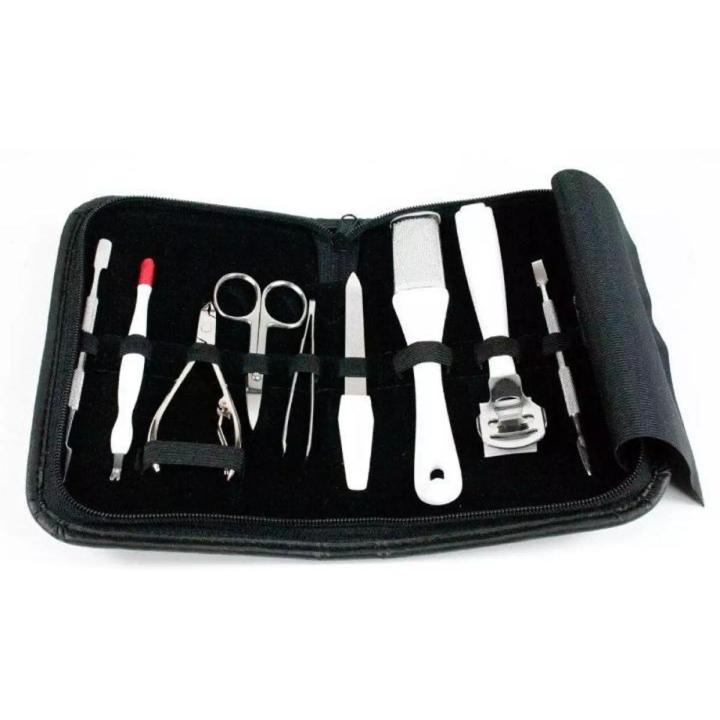 Manicure Set-10 Piece Stainless Steel Manicure Pedicure kit