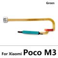 Original Fingerprint Scanner For Xiaomi Poco X3 NFC / Poco M3 Home Button Fingerprint Menu Return Key Sensor Flex Cable. 