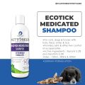 300 ML - Ecotick Medicated Shampoo - Fluff'n Buff Petcare Products. 