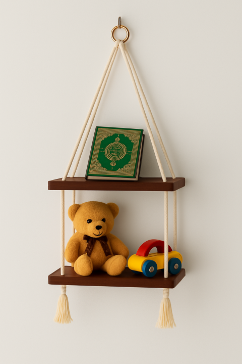 Fixwal Wall Hanging Shelf – 1, 2 & 3-Tier Boho Chic Floating Shelves ...