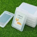 Clear Waterproof Transparent PVC ID Card Cover Plastic Card Holder Case To Protect Credit Cards Bank ID Card For Student. 