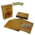 55 Plastic Pokemon Cards Pikachu Rare Collection High Quality May Vary. 