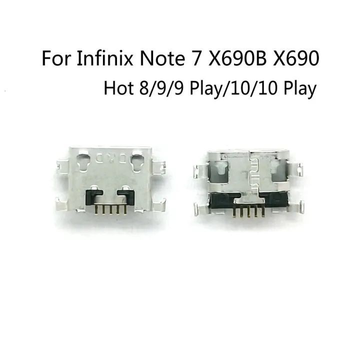 Micro%20USB%20Charge%20Jack%20Port%20Plug%20Socket%20Charging%20Dock%20Connector%20Replacement%20For%20Infinix%20universal%20Note%207%20X690B%20X690/Hot%208/9/9%20Play/10/10%20Play%20and%20etc%20-%20Image%204