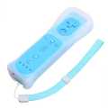 For Wii Remote Controle Wireless GamePad Remote Controller Straight Handle Controllers Joystick Joypad with Silicone Cover. 