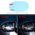 Car Rearview Mirror Protective Film, 2 Pack Waterproof Rainproof Rear View Mirror Film - Suitable for All Automobile & Vehicle Models. 