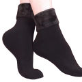 Women Men Girls Socks Winter Warm Socks  Thermal Thicken Wool Velvet Cashmere Sock Sleeping Solid Color Home Floor Socks. 