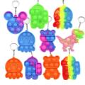 Pop-It Fidget Keychain. 