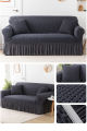 Sofa Cover Fluffy bubble fabric sofa cover. 