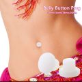 Non Piercing Belly Button Shaper Plug Silicone Navel Belly Button Shaper for Tummy Tuck Post Liposuction Umbilical Hernia Repair. 