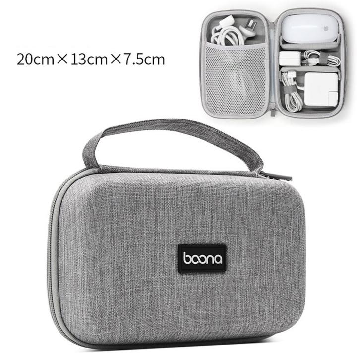 EverToner EVA Hard Laptop Accessories Case Electronic Gadgets Bag for Apple Travel Bag iPhone Accessories Storage Bag