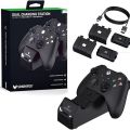 Dual charging station with 2 battery sparkfox for xbox series s/x controller. 