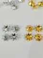 200Pcs Bead Caps 9x3.5mm Gold & Silver Plastic Flower Bead Caps for Jewelry Making | DIY Craft Accessories for Necklace, Bracelet, Earrings, Beading Supplies. 