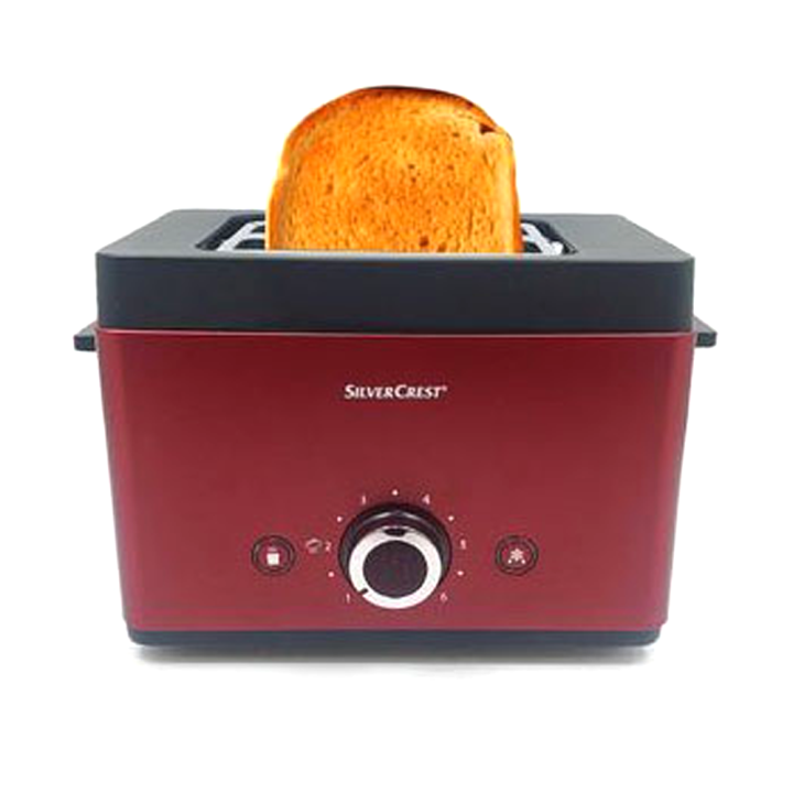 German Made Original Silver crest Toaster, Multifunctional 2 Slice Wide Toaster, Tea Boiler with grill stand