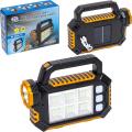 Solar Multi Light Source Portable Lamp Solar Powered & USB Charging Flashlight With Power-bank Support-  Multifunctional. 