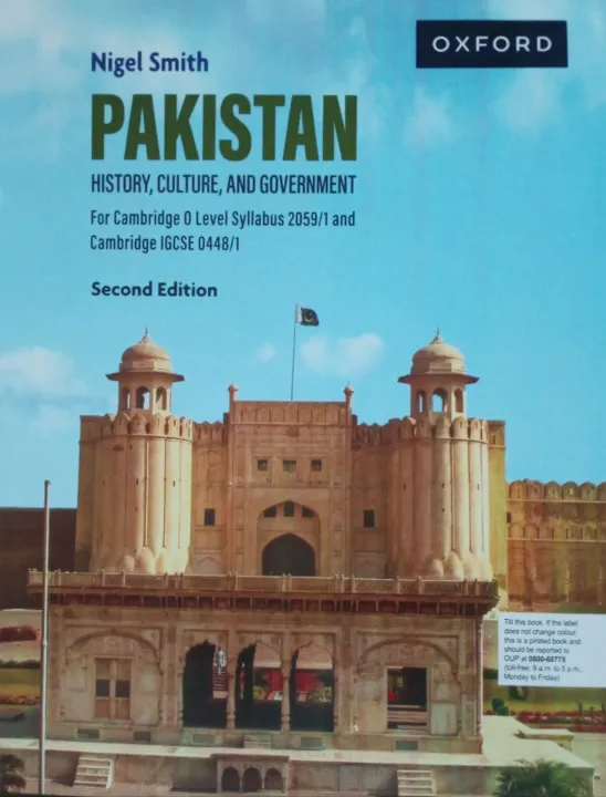 Oxford Nigel Smith Pakistan History Culture and government O Level Cambridge IGCSE syllabus new Book