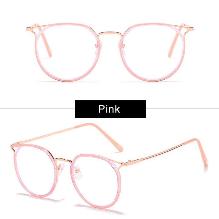 ELJ Graded Eyeglasses with Grade -50 100 150 200 250 300 350 400 450 500 550 600 for Women And Men Retro Art Student Unisex Metal Frame Optical Glasses Fashion Eyewear